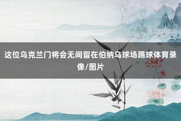 这位乌克兰门将会无间留在伯纳乌球场踢球体育录像/图片