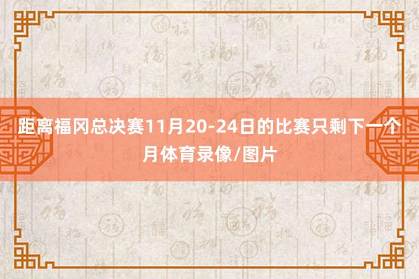 距离福冈总决赛11月20-24日的比赛只剩下一个月体育录像/图片